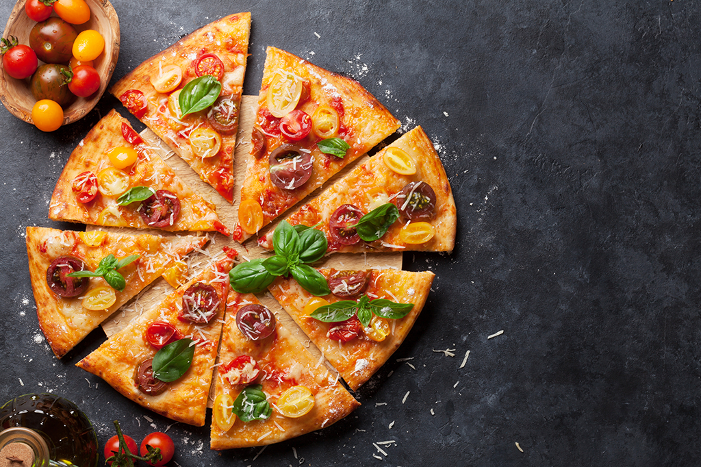 A matemática ensina novos métodos de cortar pizza