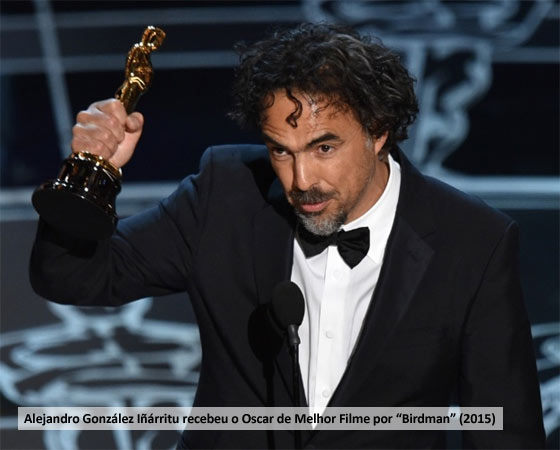 O mexicano Alejandro González Iñárritu venceu as estatuetas de Melhor Diretor, Melhor Roteiro e Melhor Filme no Oscar 2015. Ele foi o segundo cineasta latino-americano a ser reconhecido pela Academia pelo seu trabalho nos prêmios principais. Sinal de que os tempos mudaram? Mais ou menos. Relembre algumas tendências experienciadas por artistas latino-americanos ao longo da história do cinema. O mexicano Alejandro González Iñárritu venceu as estatuetas de Melhor Diretor, Melhor Roteiro e Melhor Filme no Oscar 2015. Ele foi o segundo cineasta latino-americano a ser reconhecido pela Academia pelo seu trabalho nos prêmios principais. Sinal de que os tempos mudaram? Mais ou menos. Relembre algumas tendências experienciadas por artistas latino-americanos ao longo da história do cinema.