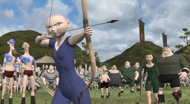 Animação - Nesta parte, o principal é colocar os personagens nas poses em que eles estarão na versão final do filme. Por serem mais complexos, roupas e cabelos são adicionados depois. Animação - Nesta parte, o principal é colocar os personagens nas poses em que eles estarão na versão final do filme. Por serem mais complexos, roupas e cabelos são adicionados depois.