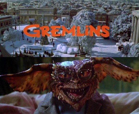Em De Volta Para o Futuro, a rua principal da cidade é a mesma do filme Gremlins de 1984. Em De Volta Para o Futuro, a rua principal da cidade é a mesma do filme Gremlins de 1984.