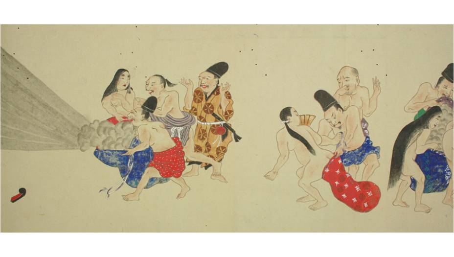 É isso mesmo que você está vendo: os japas estão guardando peidos em sacos para jogar nos inimigos, tipo umas granadas de fedor. Isso é que é estratégia. É isso mesmo que você está vendo: os japas estão guardando peidos em sacos para jogar nos inimigos, tipo umas granadas de fedor. Isso é que é estratégia.