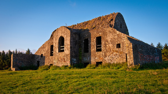 Hell Fire Club em Montpelier Hill, Irlanda