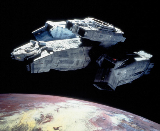Nostromo é uma nave espacial rebocadora que tem papel fundamental no filme Alien (1979). Nostromo é uma nave espacial rebocadora que tem papel fundamental no filme Alien (1979).