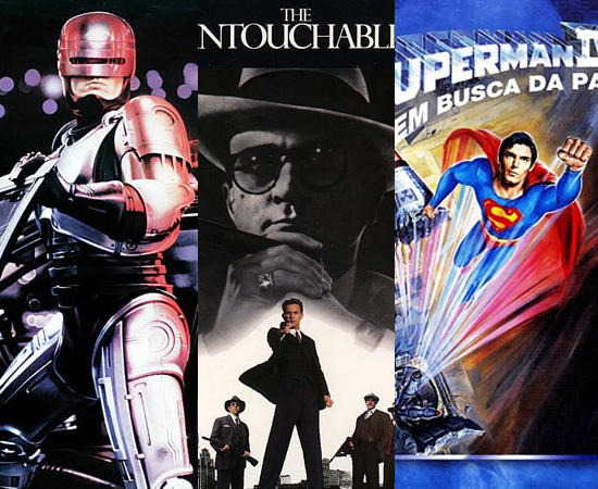 No cinema, ainda tinha Robocop, Os Intocáveis e Super-Homem IV, que o pessoal da época também achou bem ruim.