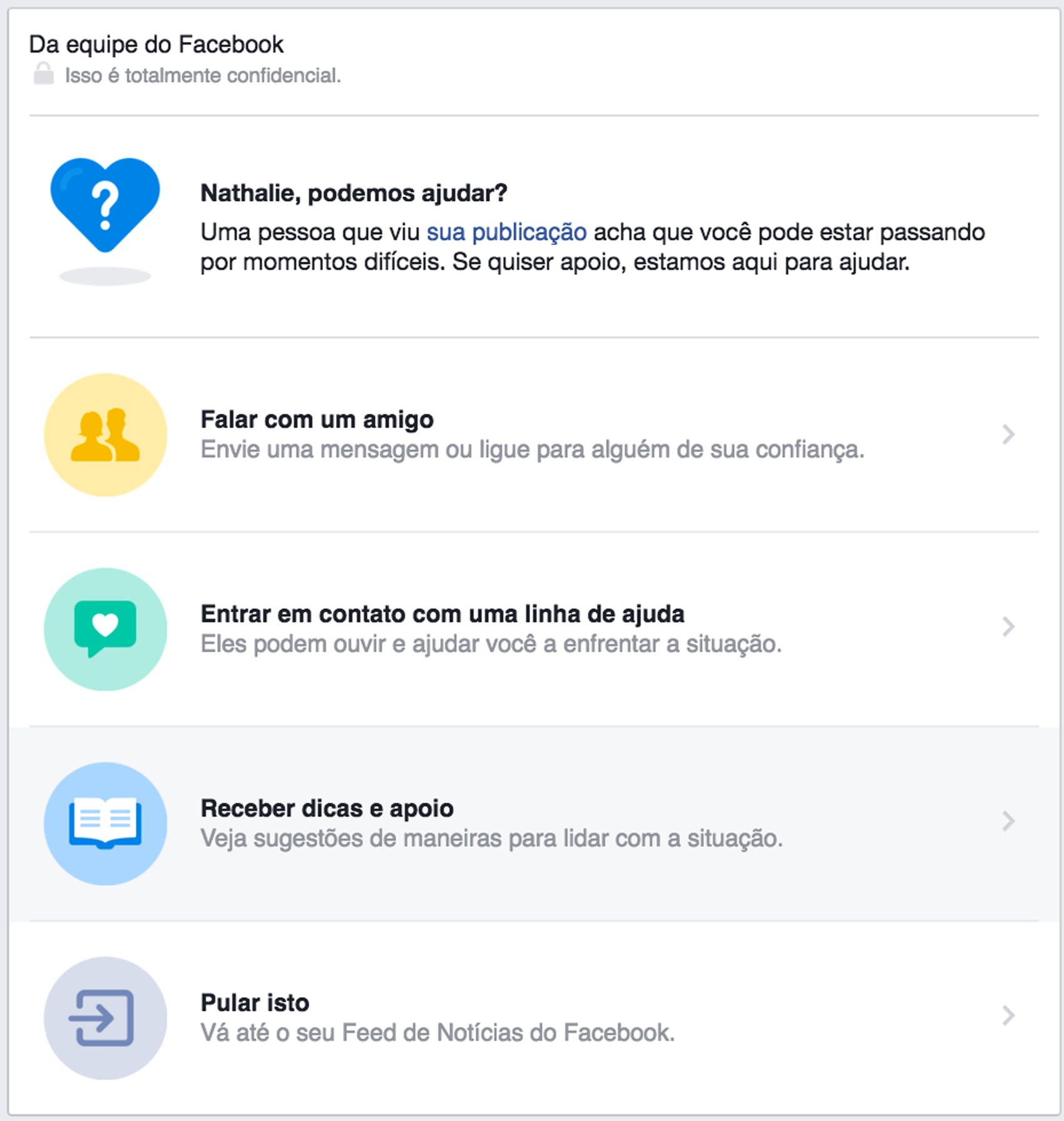 suicidio facebook