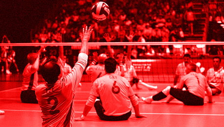 Como funciona o vôlei sentado