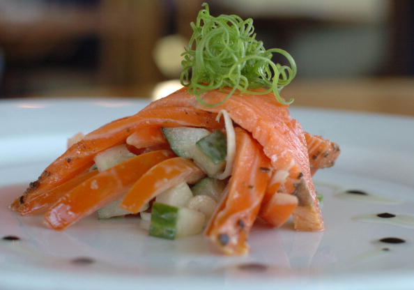 The Salmon starter at Collins House Rest