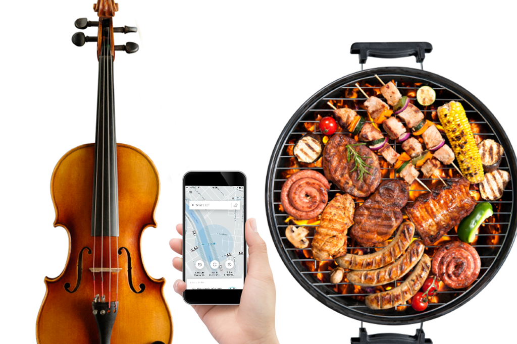 De violino a churrasqueira: as coisas bizarras esquecidas no Uber