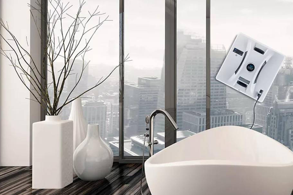 Adeus, faxina: este robô limpa janelas e azulejos sozinho