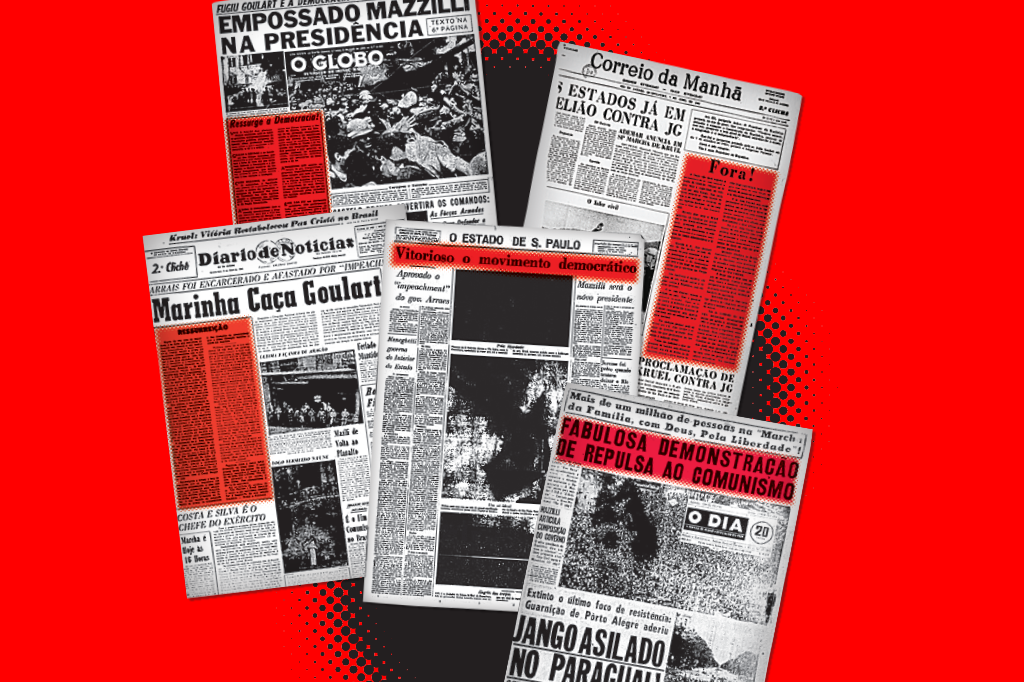 Jornais não receberam o golpe com surpresa. Pelo contrário, muitos veículos eram próximos dos conspiradores e comemoraram abertamente a derrubada de Jango.
