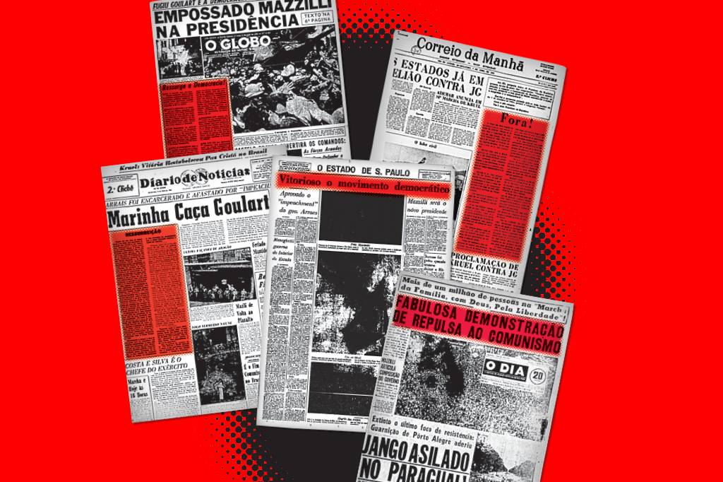 Jornais não receberam o golpe com surpresa. Pelo contrário, muitos veículos eram próximos dos conspiradores e comemoraram abertamente a derrubada de Jango.