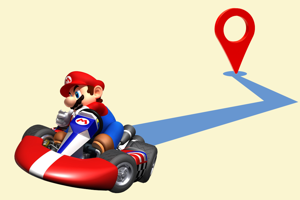 Agora você pode liberar o Mario Kart no Google Maps