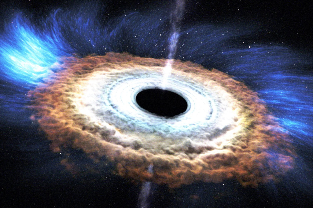 O buraco negro mais comilão do cosmos: ele engole um Sol a cada dois dias