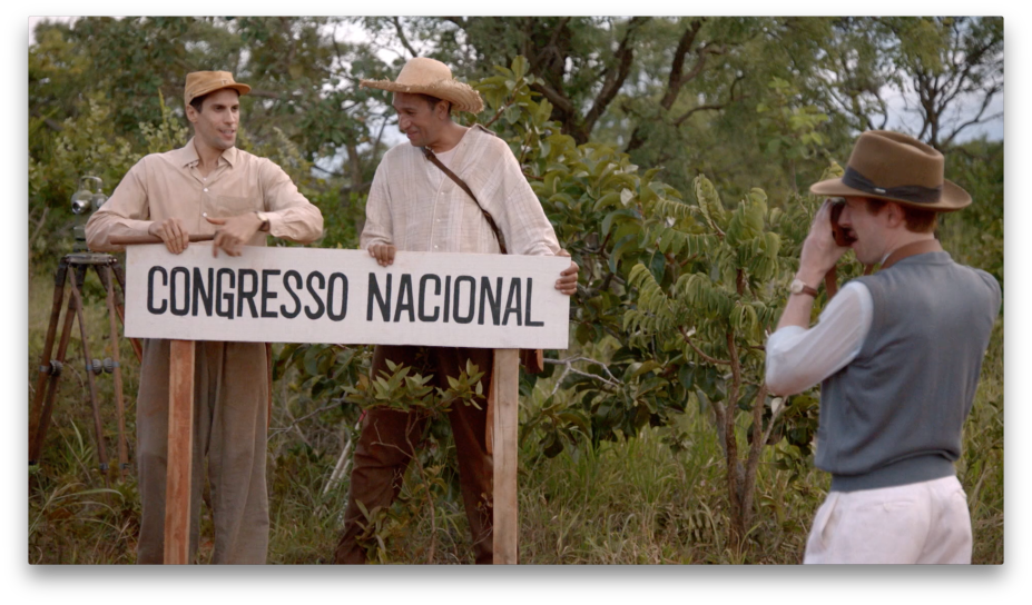 Marcação de onde ficaria o Congresso Nacional