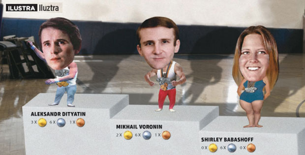 Quem são os atletas olímpicos com mais medalhas de prata e bronze?