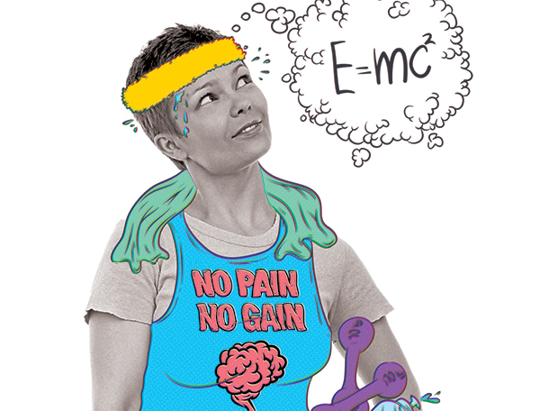 Pensar queima calorias?