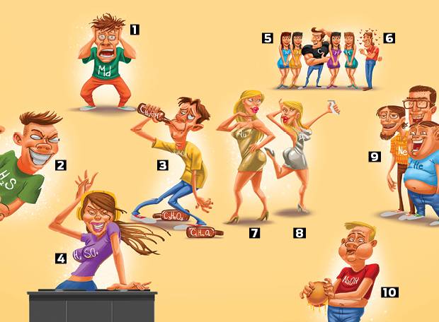 E se os elementos químicos dessem uma festa?