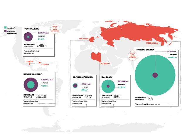Quanto espaço ocupam todos os seres humanos da Terra?