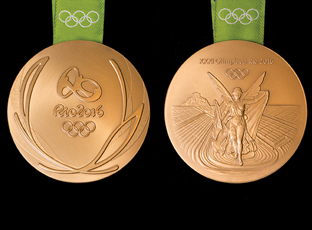 Por que as medalhas olímpicas têm o desenho de folhas de louro?