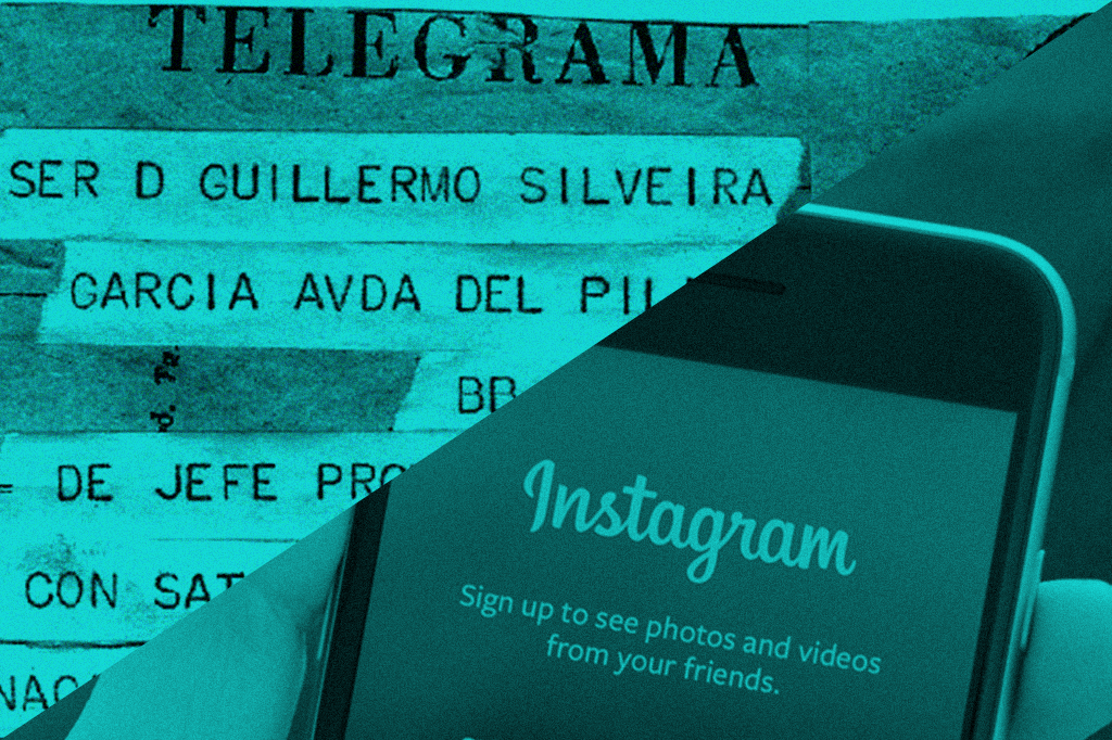 Os 4 graus de separação entre o telegrama e o Instagram