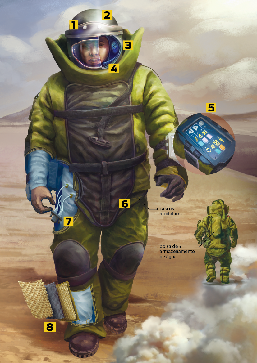 Como é armadura do esquadrão antibomba?
