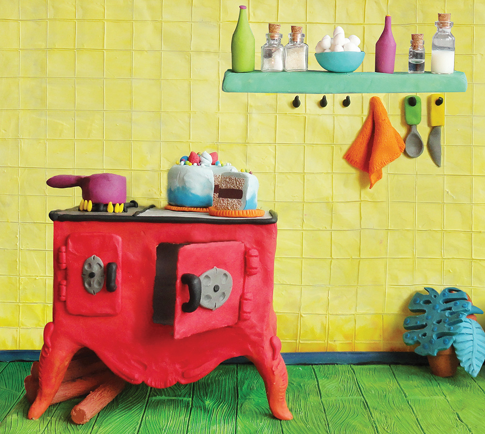 Por que o bolo cresce quando vai para o forno?