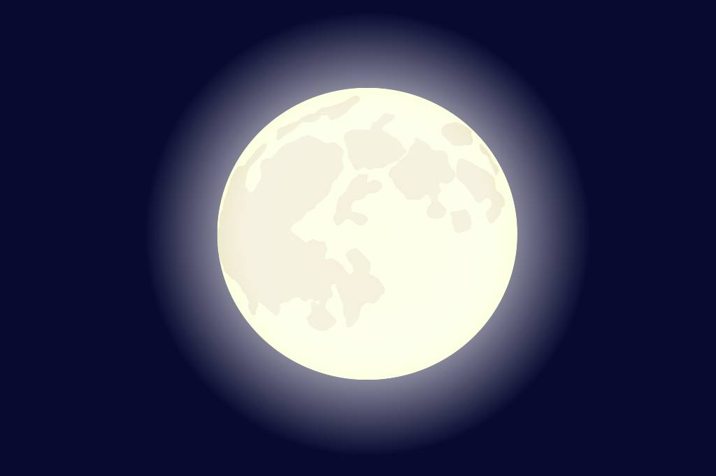 Por que, às vezes, se forma uma anel em volta da Lua?