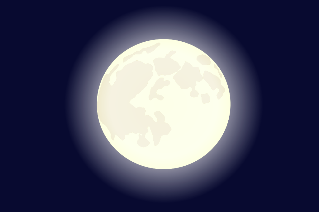 Por que, às vezes, se forma uma anel em volta da Lua?