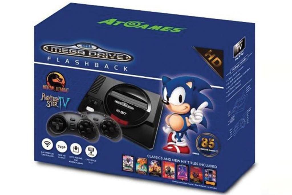 Mega Drive será lançado no mercado americano com mais jogos que no Brasil