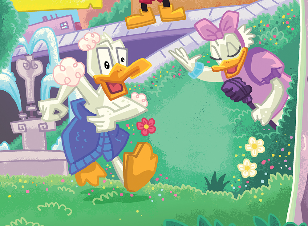 Por que Donald se enrola na toalha após o banho se não usa calça?