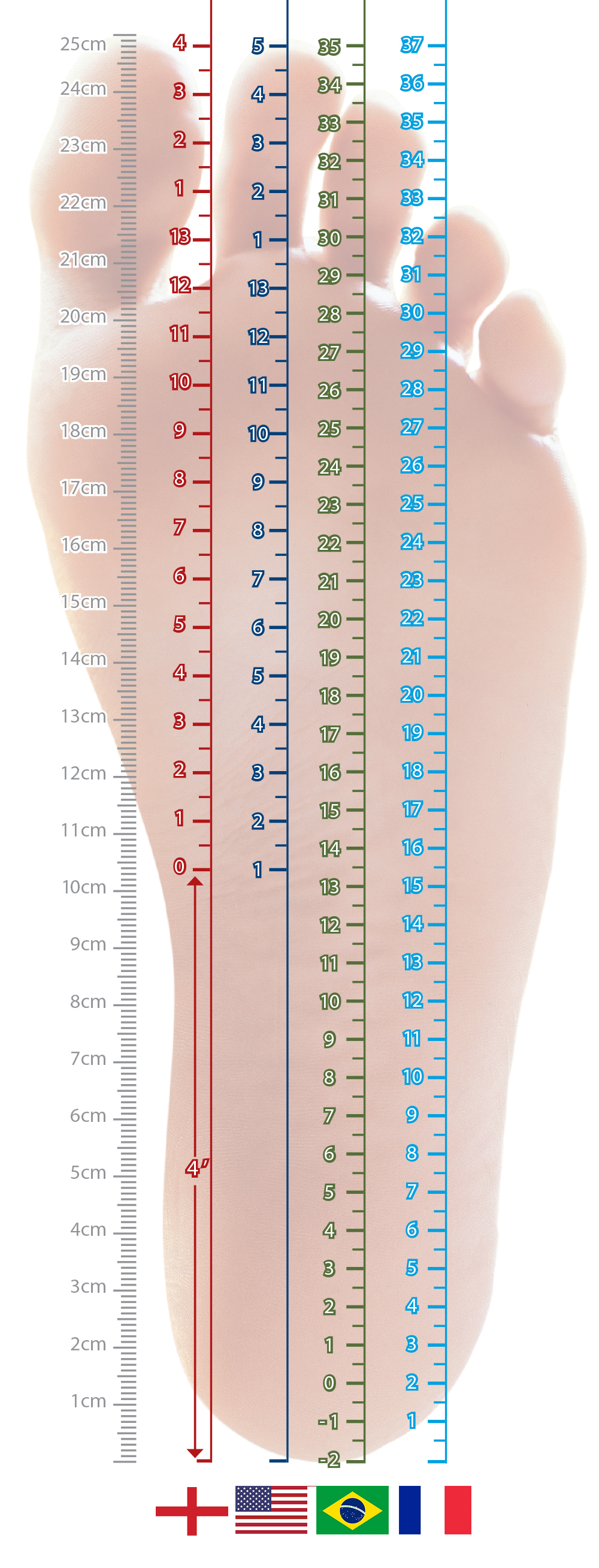 E como surgiu a numeração dos sapatos?