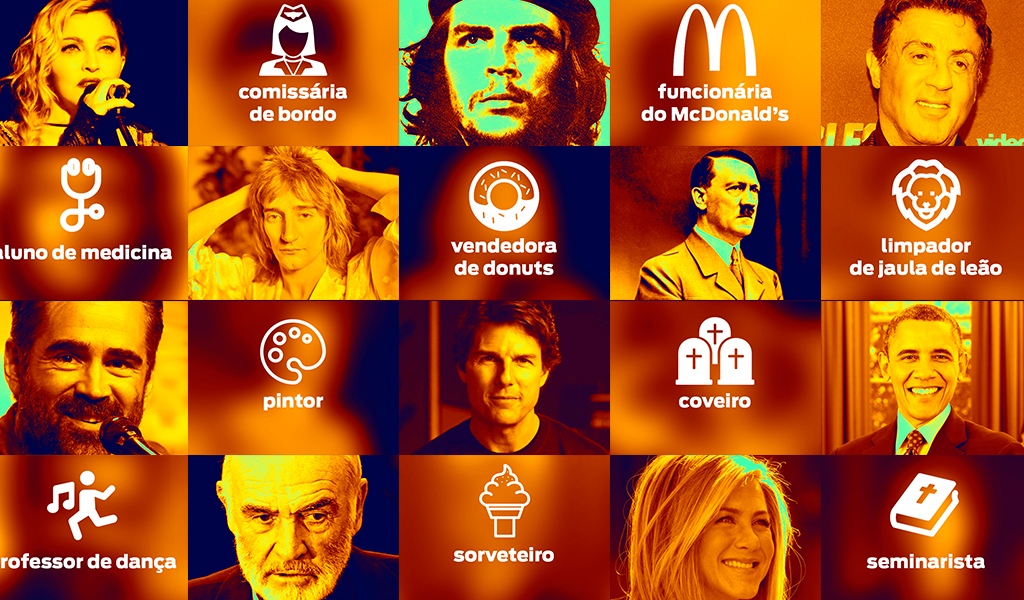 As profissões de 13 personalidades antes da fama