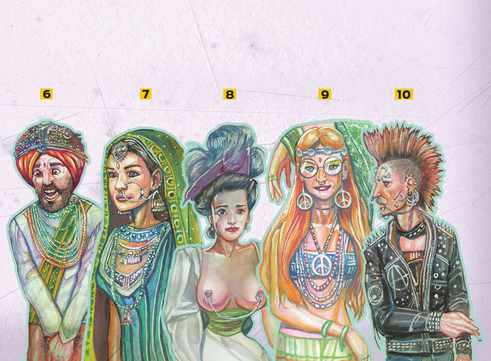Qual é a origem dos piercings? Qual é a origem dos piercings?