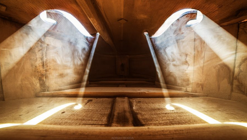 Este artista romeno fotografa o interior de instrumentos. Veja imagens
