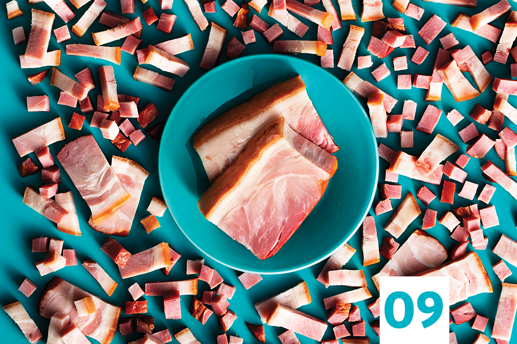 O porco com menos gordura