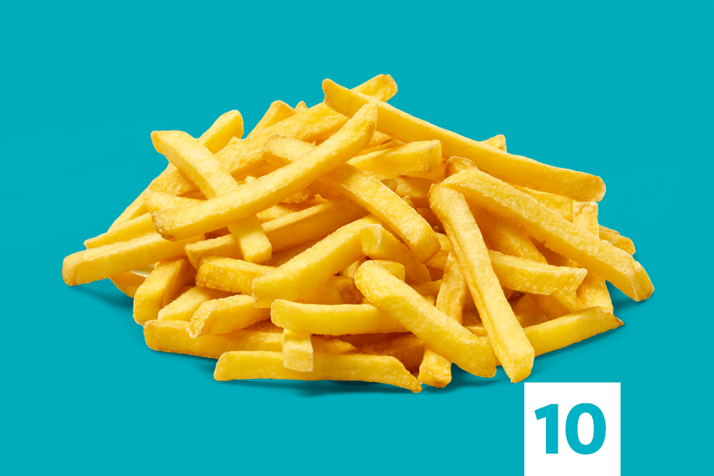 Batata frita mais saudável