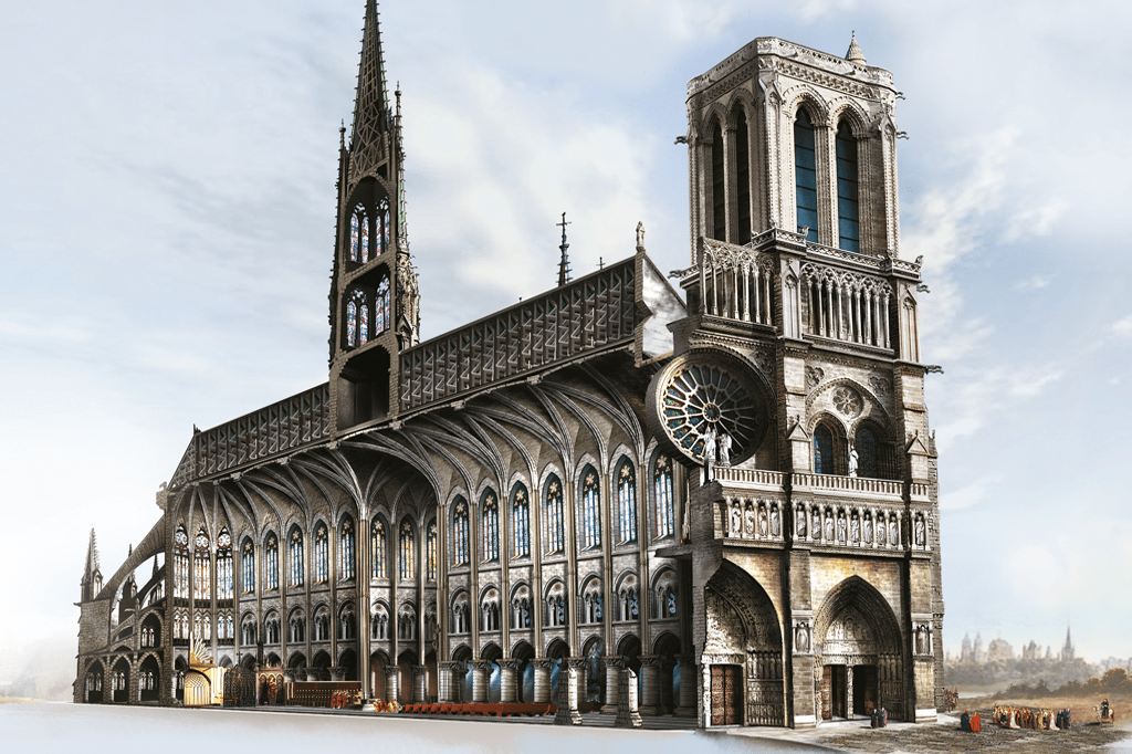 Infográfico: a catedral de Notre-Dame, em Paris