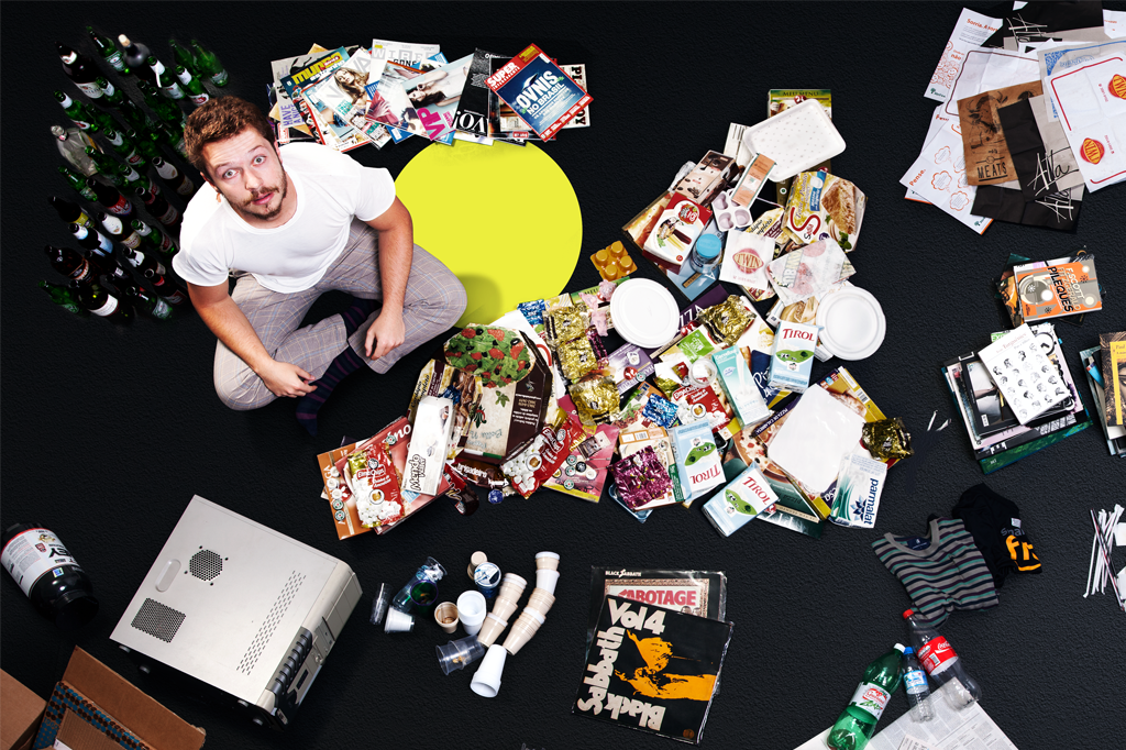 Nosso repórter passou 40 dias guardando todo o lixo que produziu