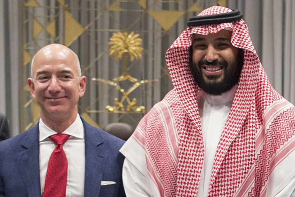 O príncipe da Arábia Saudita hackeou Jeff Bezos. Entenda o caso.