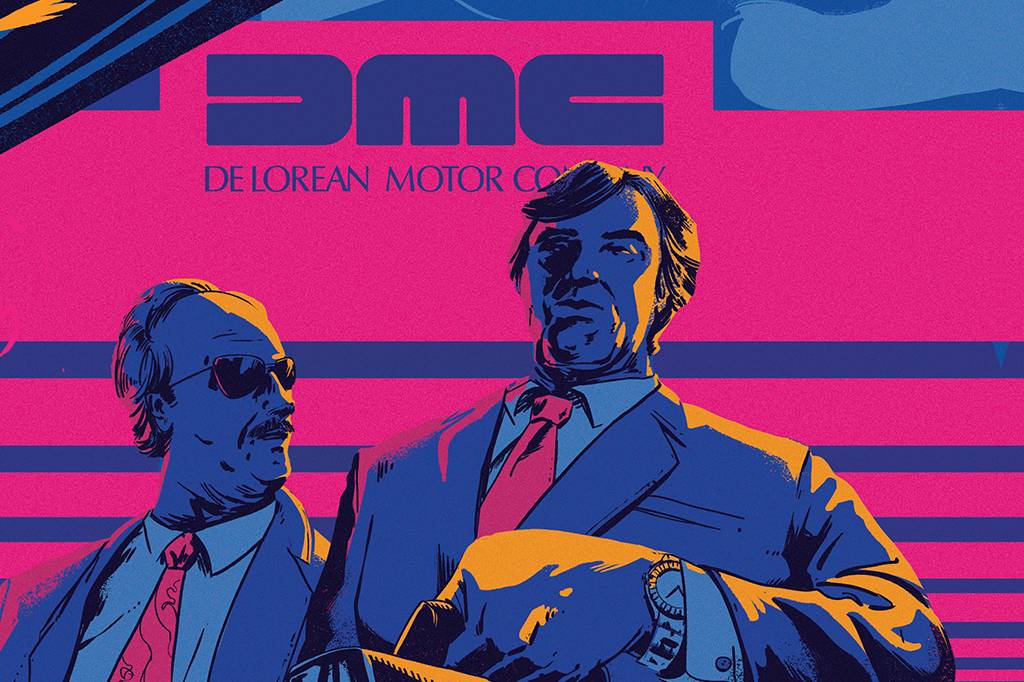 <b id="message-undefined" class="error-message">Imagem sem texto alternativo</b> Colin Chapman (à esquerda), o gênio da Fórmula 1, e John DeLorean. Os dois se uniram para produzir o DMC-12, mas acabaram tendo outra ideia: desviar dinheiro de investidores.