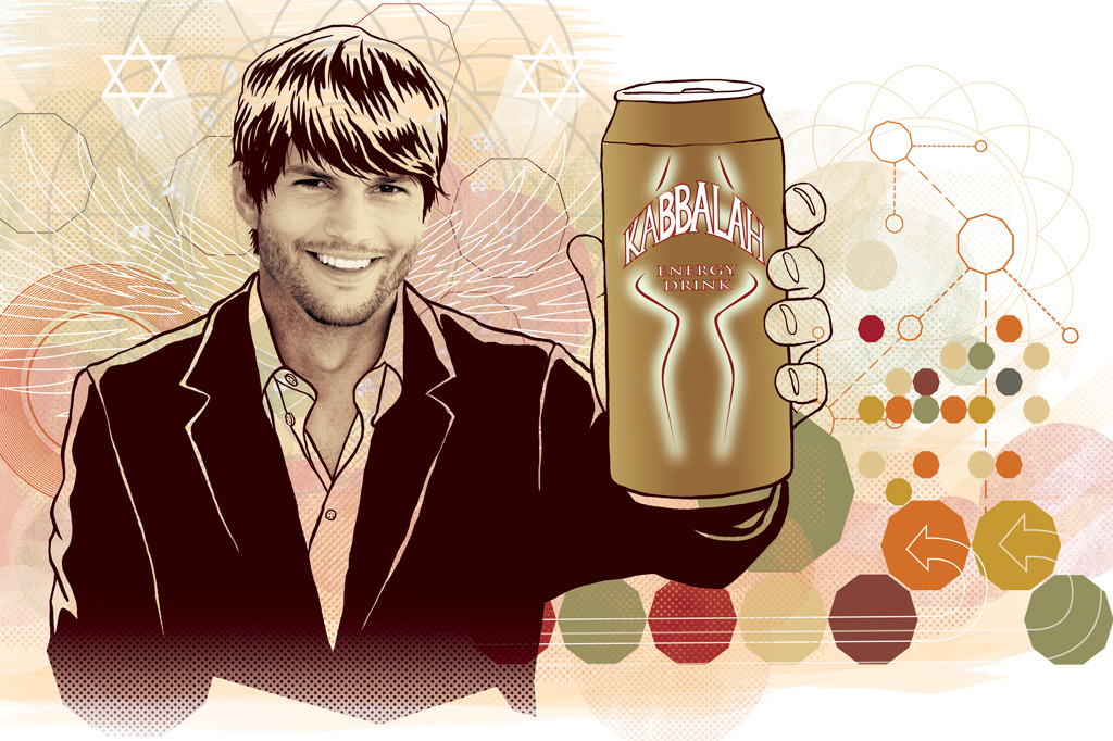 SI_Cabala_Pop_1 <strong>EM CASA – O ator Ashton Kutcher foi apresentado à cabala pela mulher, a atriz Demi Moore.</strong>