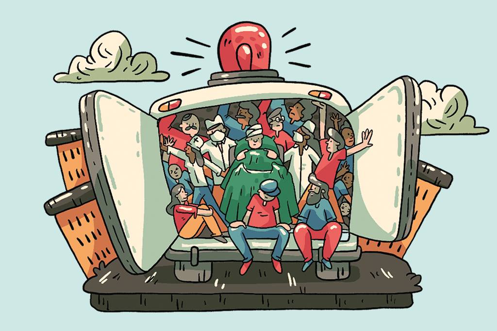 O SAMU de São Paulo (SP) recebe 5 mil ligações diárias.