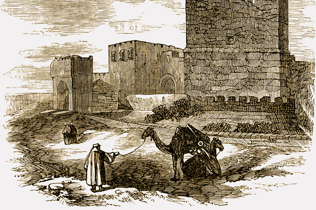 <strong>Jerusalém retratada em imagem do século 19, antes de se modernizar.</strong>