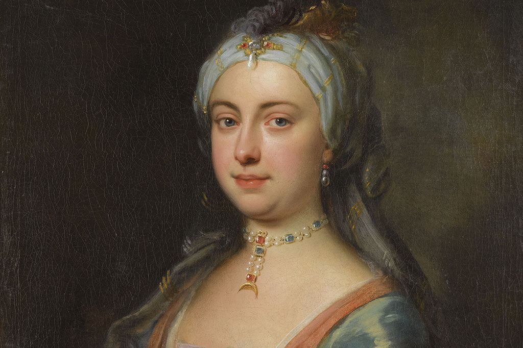 Retrato de Lady Mary Wortley Montagu (1689-1762).