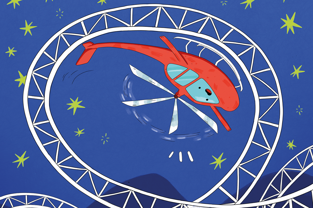 É possível andar de ponta-cabeça ou dar um loop com um helicóptero?