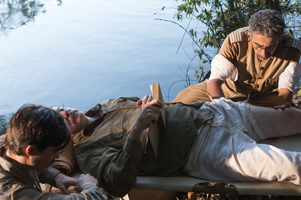 Cena da série O Hóspede Americano, onde mostra a expedição feita por Theodore Roosevelt junto com Marechal Rondon em Rondônia.