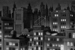 SI_436_Playlist_ABRE_04 Cidade de Gotham, em cena de Batman: A Série Animada.