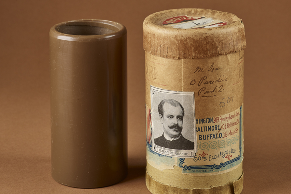 Gravações feitas em cilindros de cera serão ouvidas depois de um século