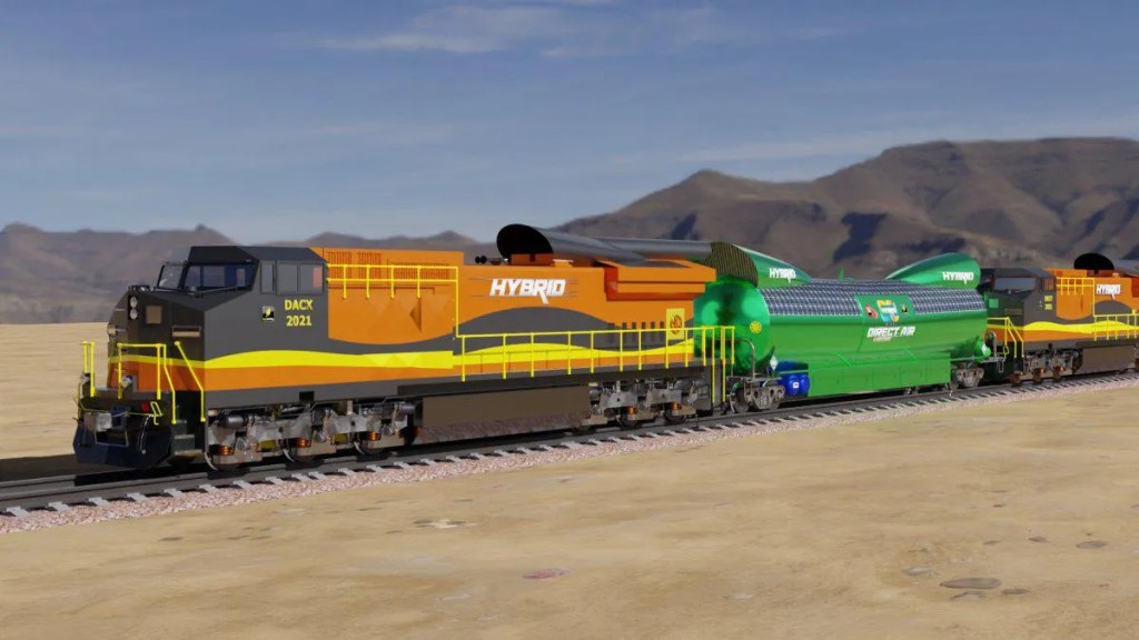 co2 rail ilustração