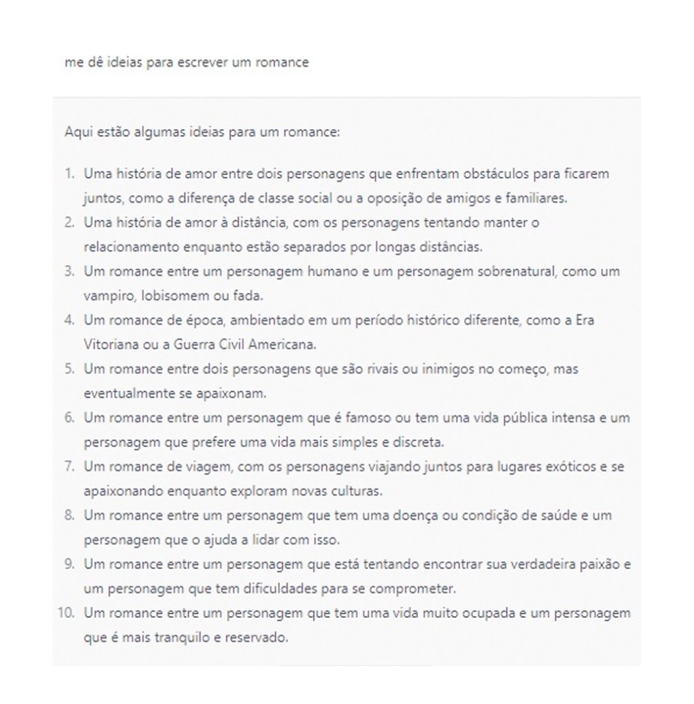 chat-gpt-4 Print de uma conversa com a IA.